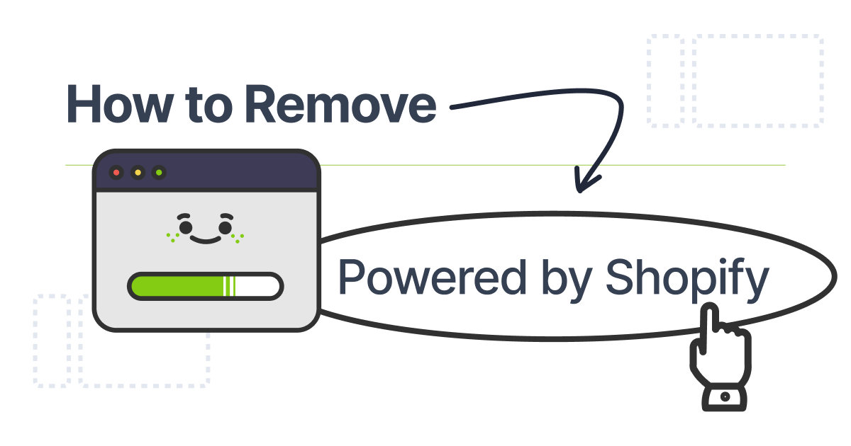 How to remove powered by Shopify