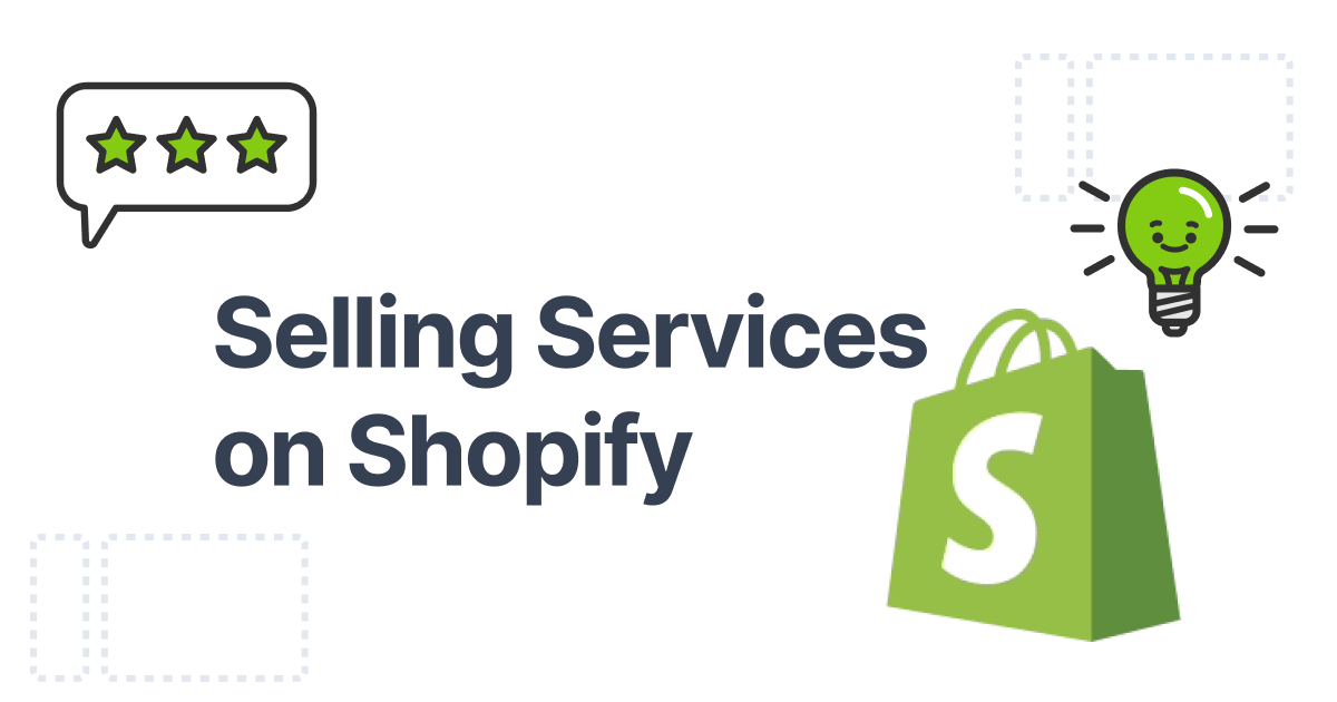 Sell services on shopify